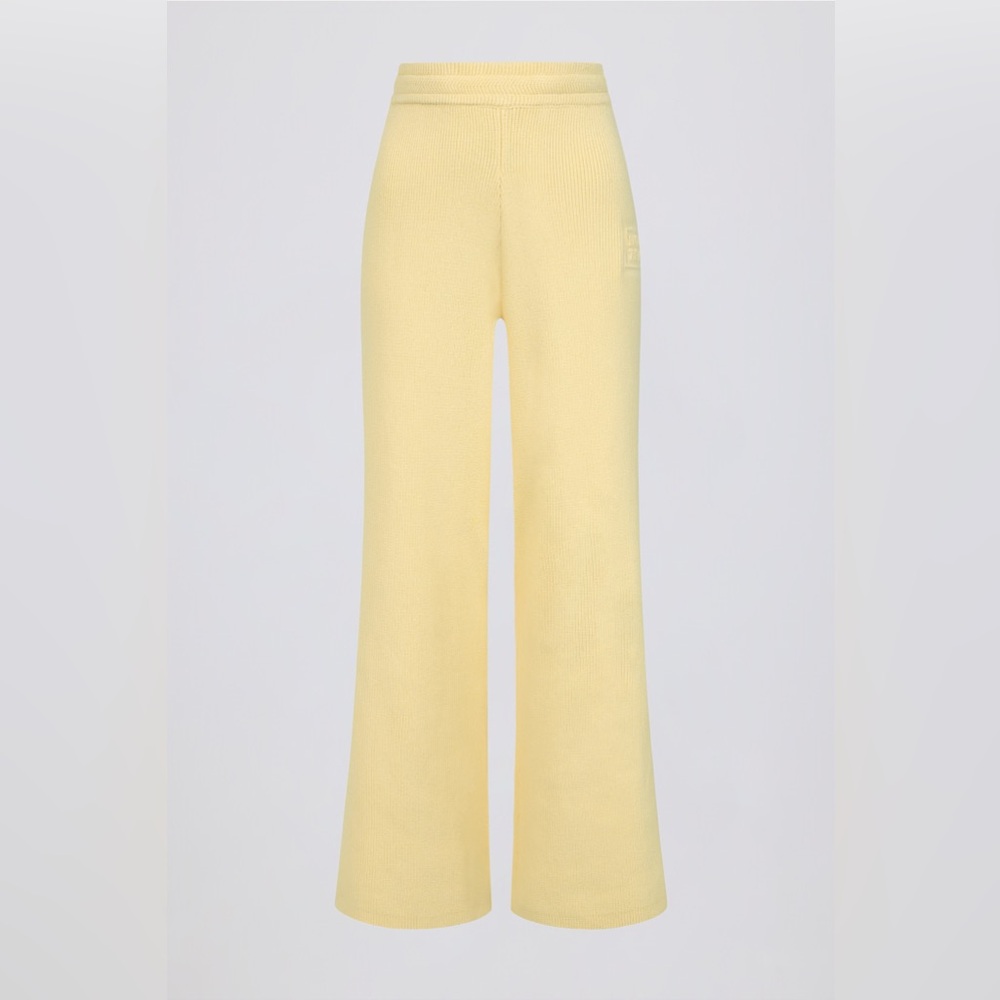 Bo+Tee Ribbed Knit Wide Leg pants